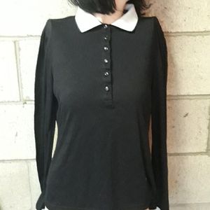 Long-sleeve collared shirt